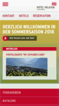 Mobile Screenshot of hotel-valaisia.ch